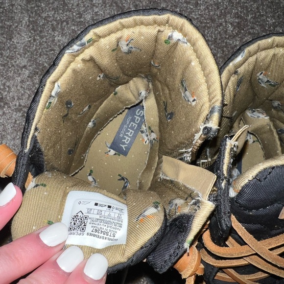 Sperry Top-Sider Rubber Quilted Saltwater Duck Boots size 9.5 M Women’s - Picture 4 of 5